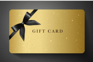 Blk & Gold Gift Certificate